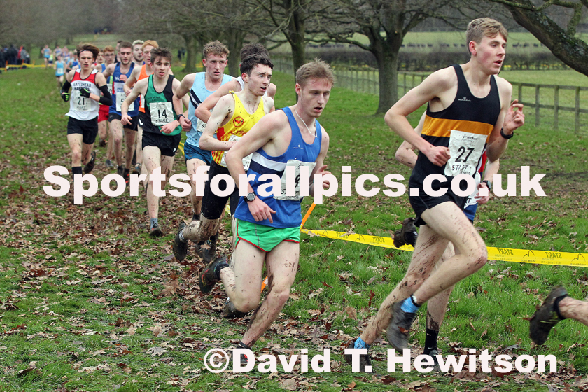 Junior mens Northern Cross Country Champs., Camp Hill Estate, Kirklington.  Photo: David T. Hewitson/Sports for All Pics